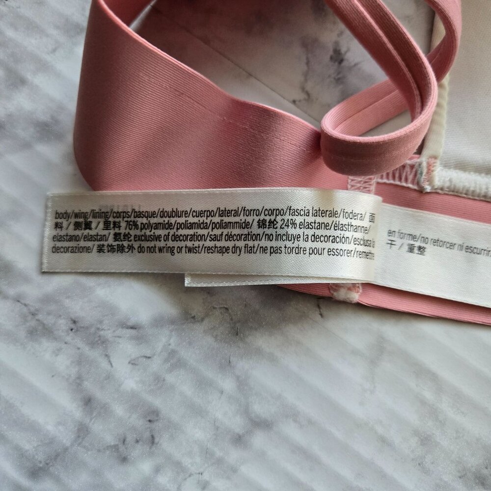 Pink by Victoria's Secret Bonded Bralette - Size M - Picture 11 of 12